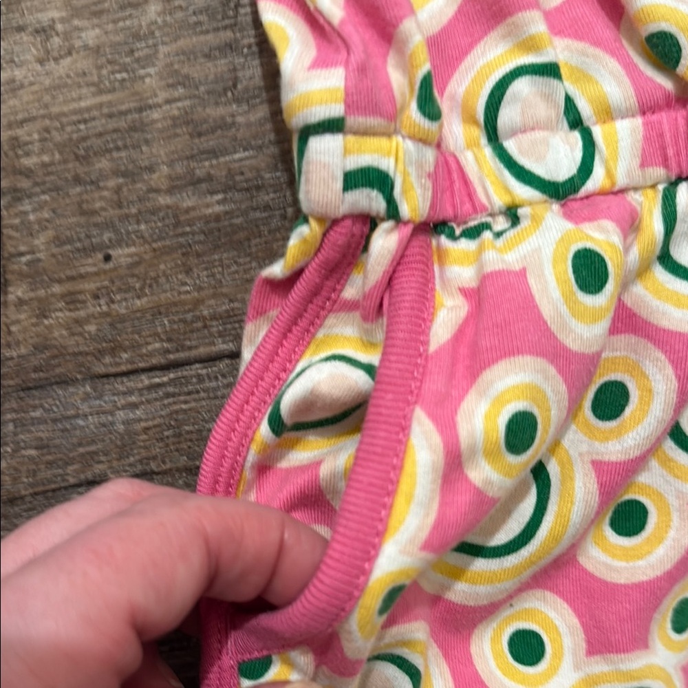 Hanna Andersson 100% Cotton Tank Romper w/ Minnie Mouse Print on Pink - Picture 5 of 12
